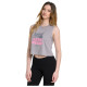 Target Γυναικεία αμάνικη μπλούζα Single Jersey Croped Vest Queen